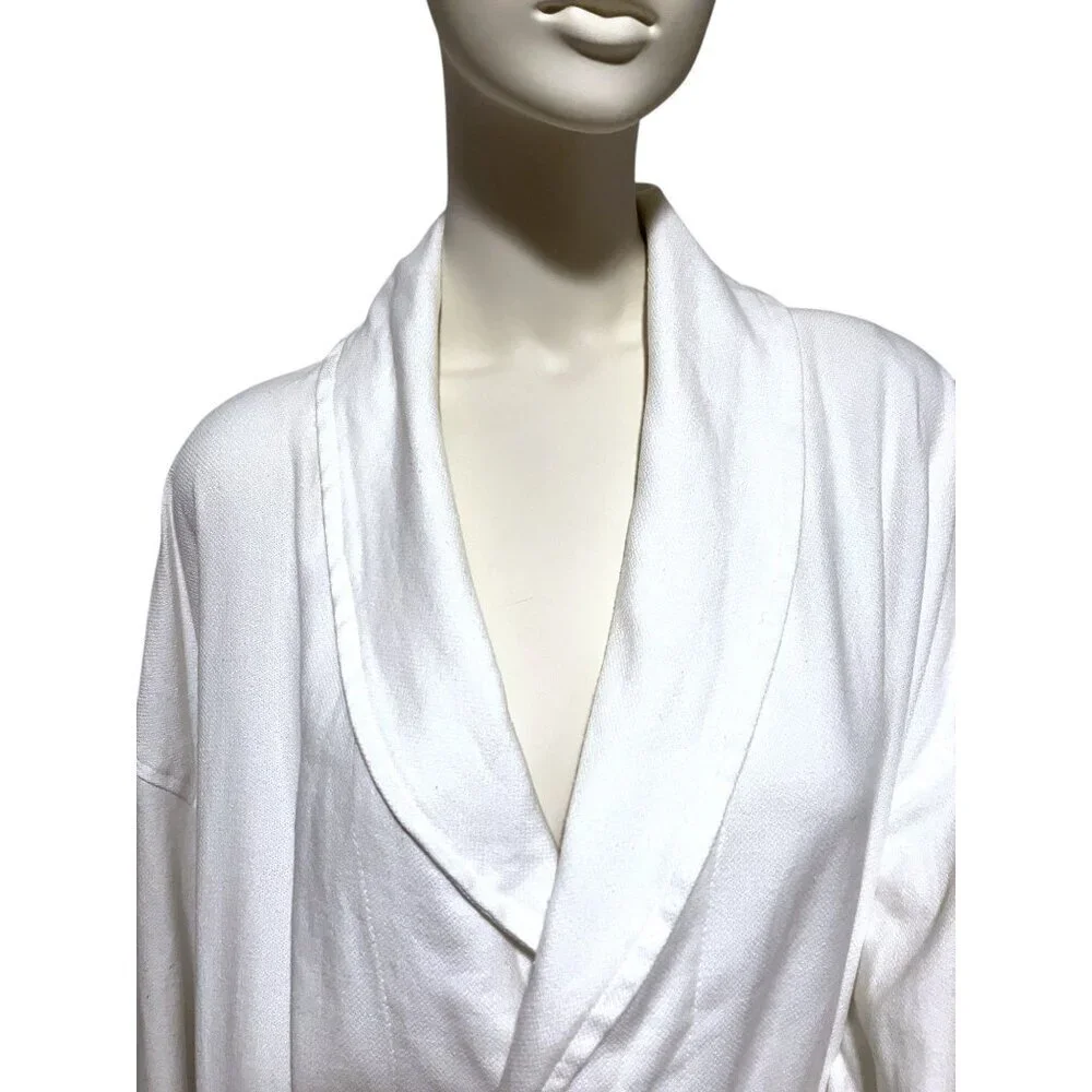 Turkish Cotton Robe L XL 100% Cotton Hammam Resort Cruise Spa Beach Gym